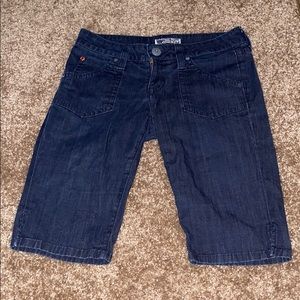HUDSON dark Denim Capris